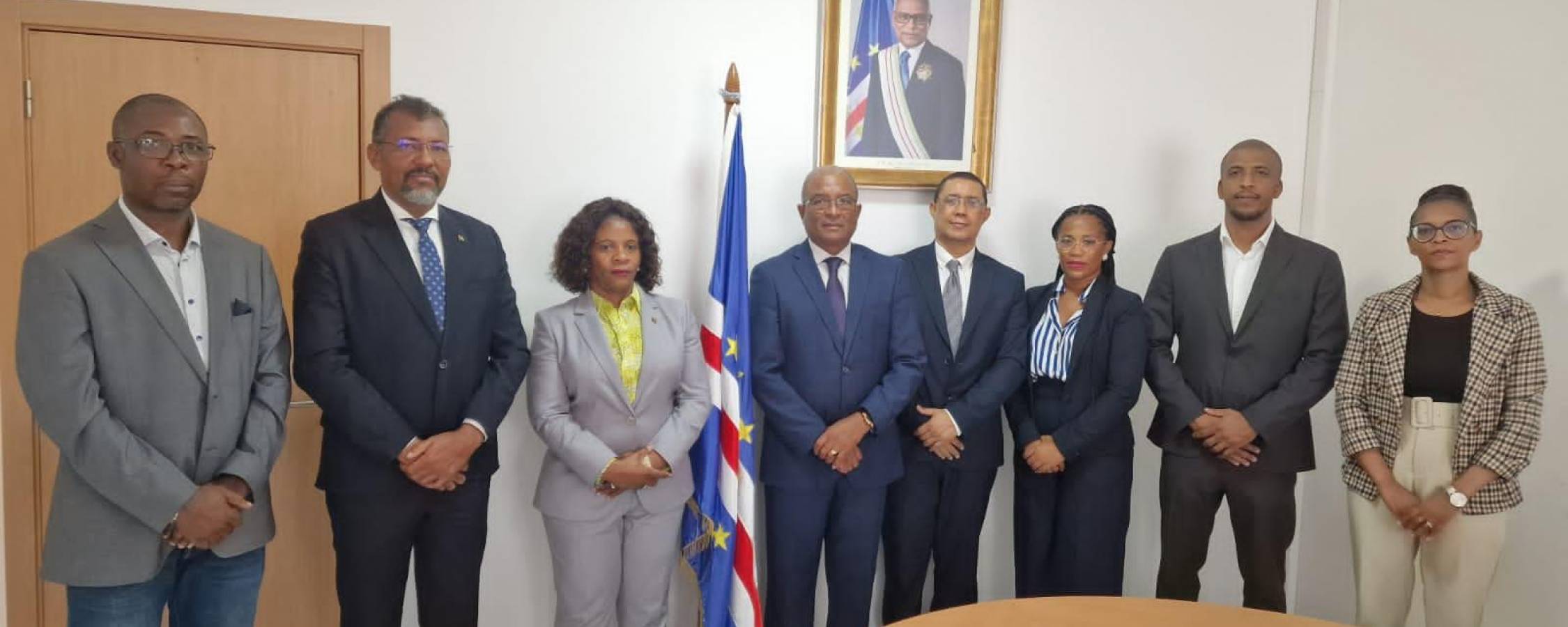  PGR recebe visita de cortesia da Ministra da Justiça, Administração Pública e Direitos Humanos de São Tomé e Príncipe